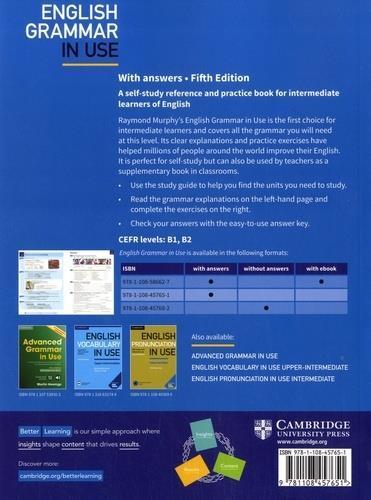 Produktbild English Grammar in Use Book with Answers (Englisch, Raymond Murphy, 2019)