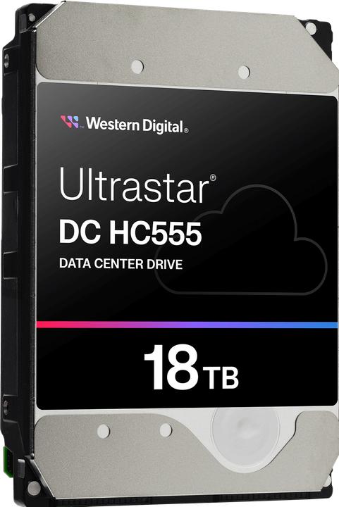 Produktbild WD Ultrastar DC HC555 3.5inch 26.1 18TB 512 7200RPM SAS ULTRA 512E SE P3 DC (18 TB, 3.5", CMR)