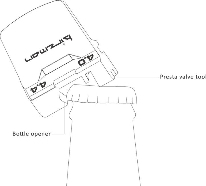Actual product image Birzman Multitool 20 functions silver BM-TOO-011416
