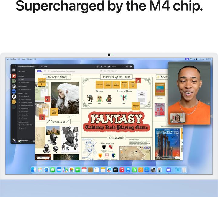 Produktbild Apple iMac 2024 (M4, 24 GB, 512 GB, Apple M4 10-Core)