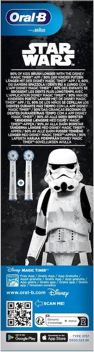 Actual product image Oral-B Junior Star Wars (Oscillating toothbrush)