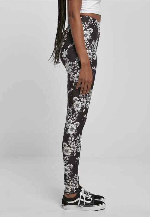 Actual product image Urban Classics Ladies Soft AOP Leggings (XS)