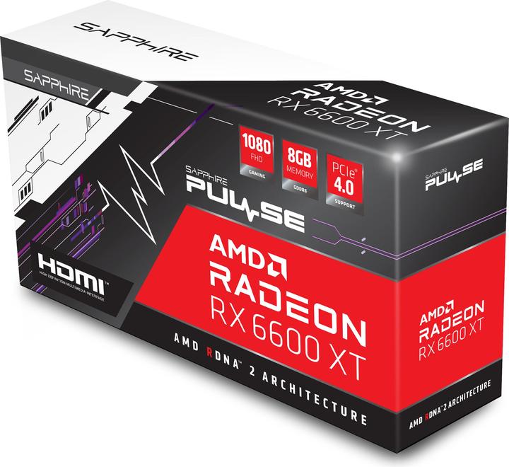 Produktbild Sapphire Radeon RX 6600 XT GAMING OC Pulse (8 GB)