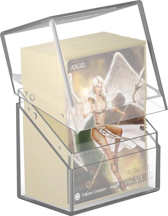 Actual product image Ultimate Guard UGD010887 - Boulder - 60+ Deck Case, Standard Size, Transparent