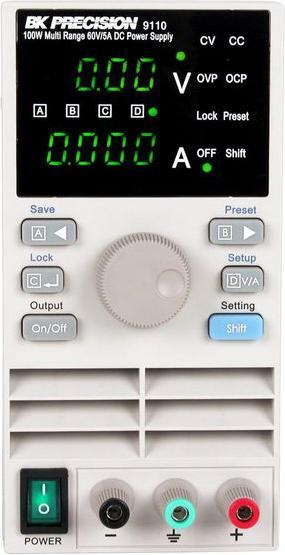 Productafbeelding BK Precision Mehrbereichs-Gleichstromversorgungen Einstellbar 60V 5A 100W
