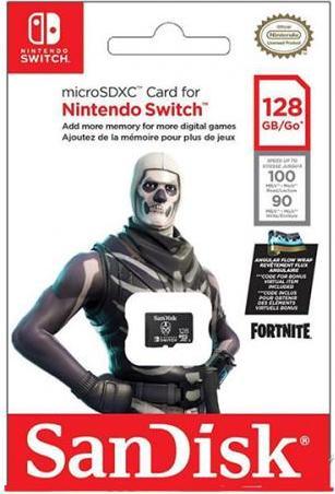 Produktbild SanDisk Nintendo Switch Card Fortnite Edition (128 GB, microSDXC, U3, UHS-I)