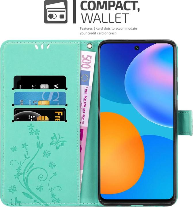 Actual product image Cadorabo Flower Book cover (Huawei P Smart (2021))
