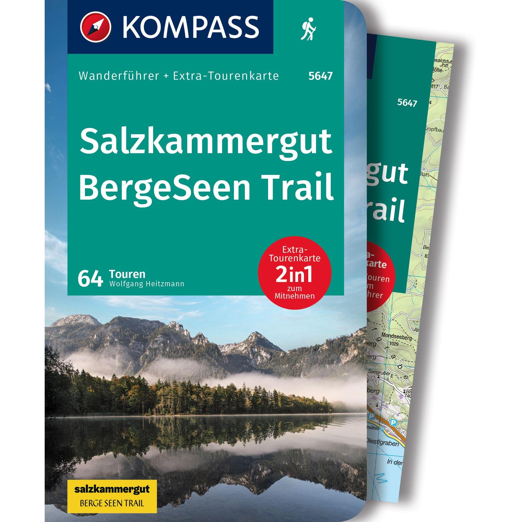 Wanderführer 5647 Salzkammergut BergeSeen Trail, 61 Touren, Ratgeber von Wolfgang Heitzmann