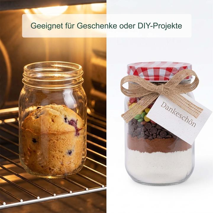 Actual product image Relaxdays Preserving jar set (0.40 l)