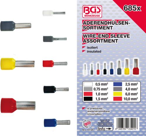Actual product image BGS Wire end ferrule range | insulated | 685 pcs.