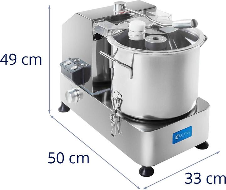 Actual product image Royal Catering Food Processor - 12 litre (12000 ml, 1200 W)