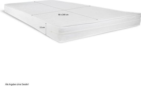 Immagine prodotto Homestyle4u Letto per bambini Letto per bambini con materasso e rete (90 x 200 cm)