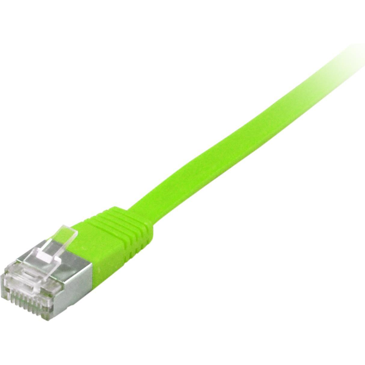 equip Cat. U/FTP Flat Patchkabel (U/FTP, CAT6a, 0.50 m), Netzwerkkabel