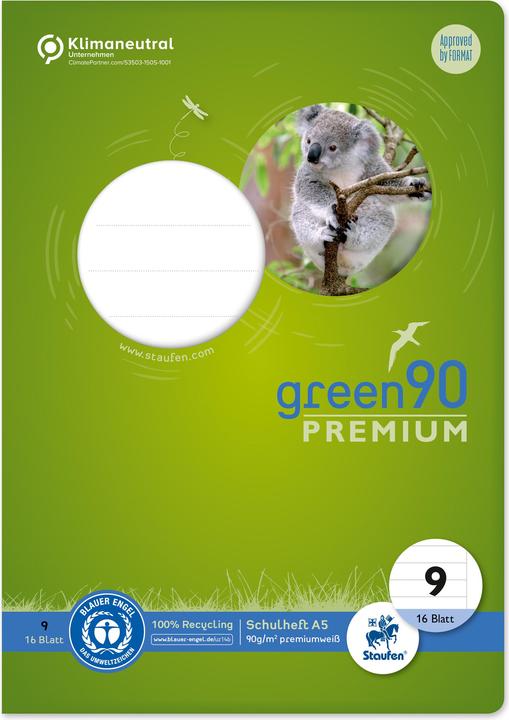 Actual product image Staufen Notebook LIN9 A5 16 sheets 10mm lined (A5, Lined, Soft cover)