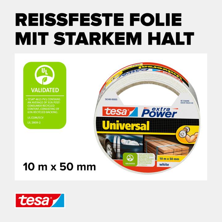 Produktbild tesa EXTRA POWER UNIVERSAL Gewebeband, gewebeverstärktes Ductape (50 mm)