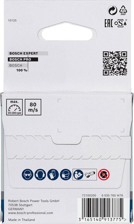 Actual product image Bosch Professional Zubehör PRO Stainless Steel and Metal grinding disc, 76 x 4 x 10 mm