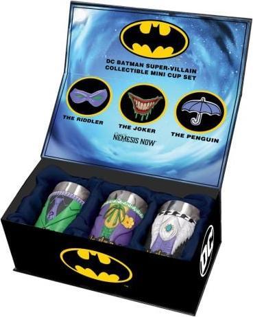 Actual product image Nemesis Now DC Comics shot glasses Batman Super-Villains 3-pack (0.50 dl, 3 x, Shot glass)