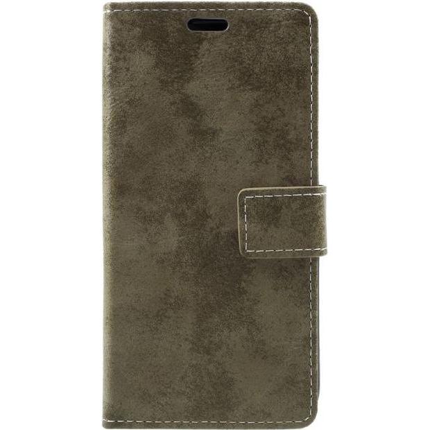 MU Classic Vintage Look Leder Hülle (Honor 6C Pro, Honor V9 Play), Smartphone Hülle, Braun
