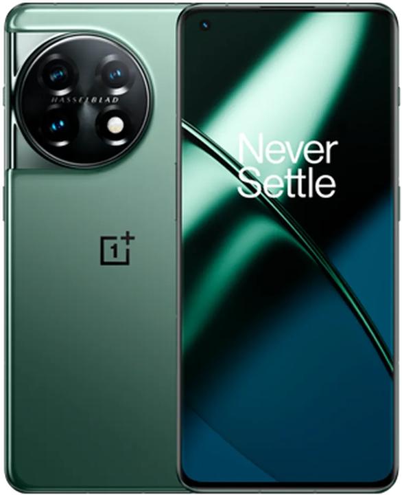 OnePlus 11 (256 GB, Eternal Green, 6.70", Hybrid Dual SIM + eSIM, 5G)