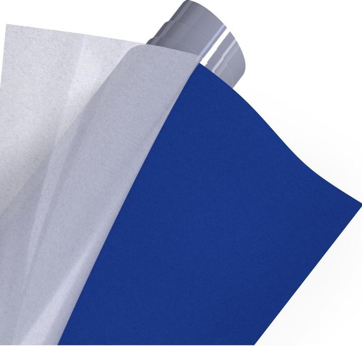 Immagine prodotto Poli-tape Aufbügelfolie Tubitherm Flock, 30.5 x 61 cm, Blau matt