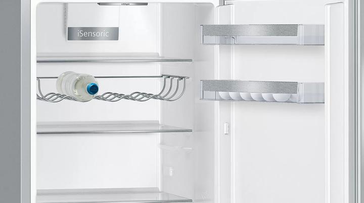 Produktbild Siemens iQ500, free-standing fridge-freezer with freezer at bottom, 186 x 60 cm, Inox-look, MK67KGSLCA (308 l)