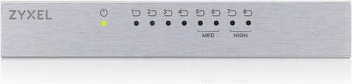 Actual product image Zyxel GS-108BV5-EU0101F, Unmanaged, L2, Gigabit Ethernet (10/100/1000) (8 Ports)