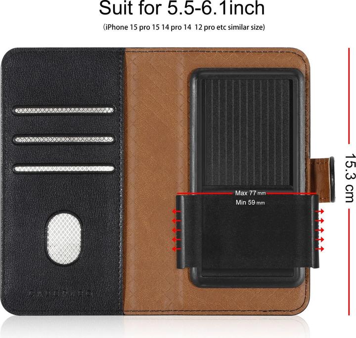 Produktbild Cadorabo Hülle für WIKO LENNY 5 Book Case Style (Wiko Lenny 5)