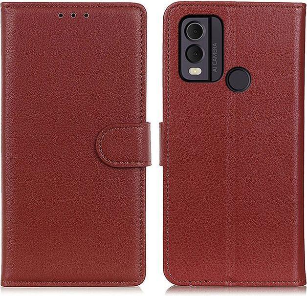 Produktbild MU Classic Litchi Leder Bookcover Series (Nokia C22)