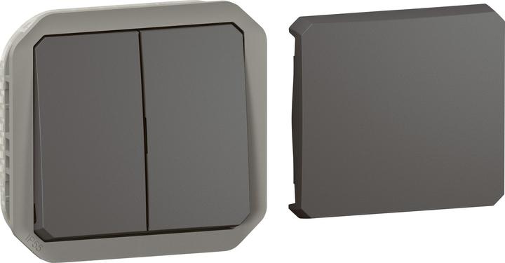 Image du produit Legrand PLEXO New insert, 5-in-1 wet space double switch, double switch, wec