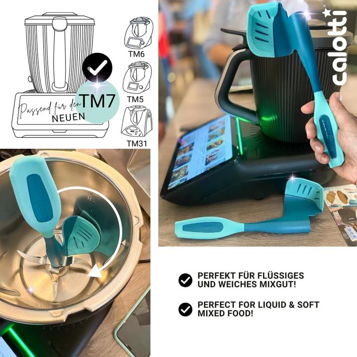 Produktbild Wundermix Calotti Silikon +  Drehkellenspatel für Thermomix TM6 TM5 TM31