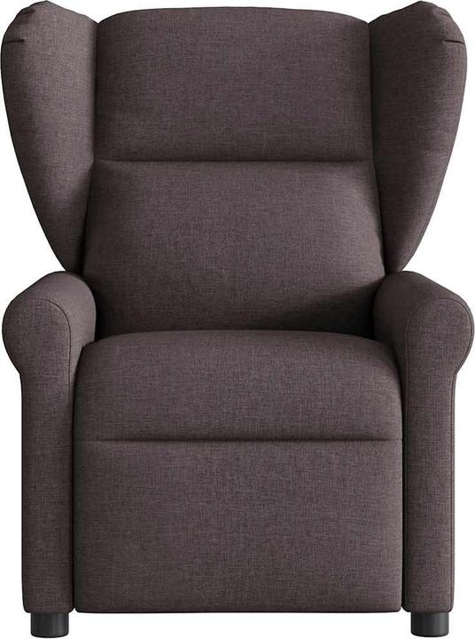 Productafbeelding VidaXL Massage fauteuil donkerbruine stof Massage TV fauteuil