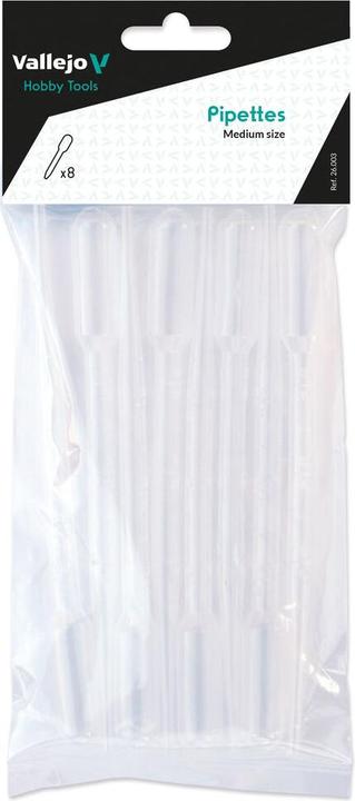 Actual product image Vallejo Pipettes Medium Size 8x3ml. (26003)