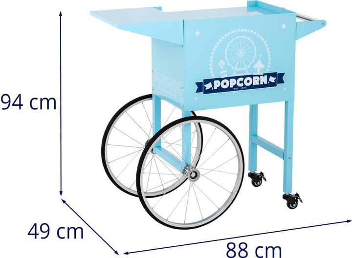 Immagine prodotto Royal Catering RCPT-BBWS-1 Carrello per popcorn