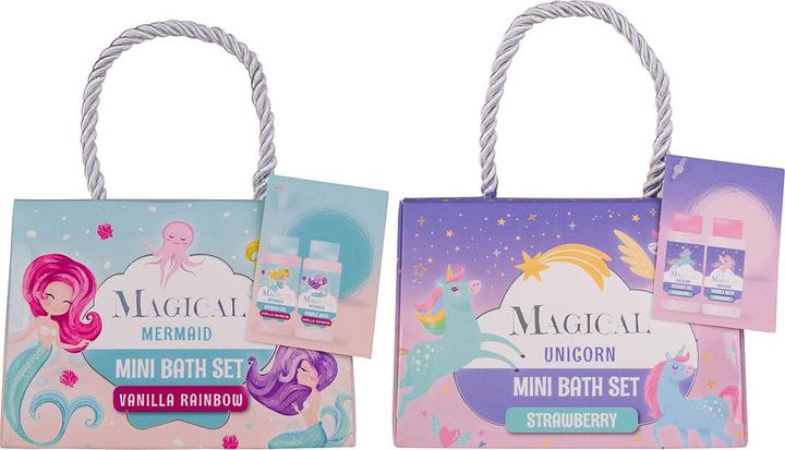 Produktbild Accentra Badeset MAGICAL UNICORN & MERMAID in Geschenktasche (Haarpflege set)