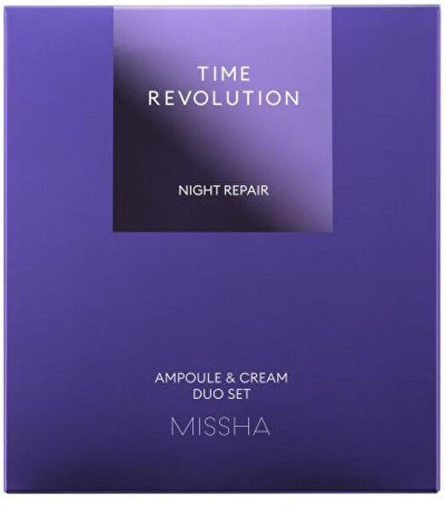 Produktbild Missha Time Revolution Night Repair Geschenkset mit Ampulle und Creme, Duo (Gesichtspflege Set)