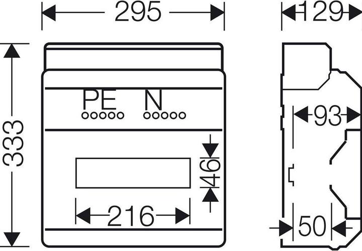 Produktbild Hensel KV 90-Automatengehäuse