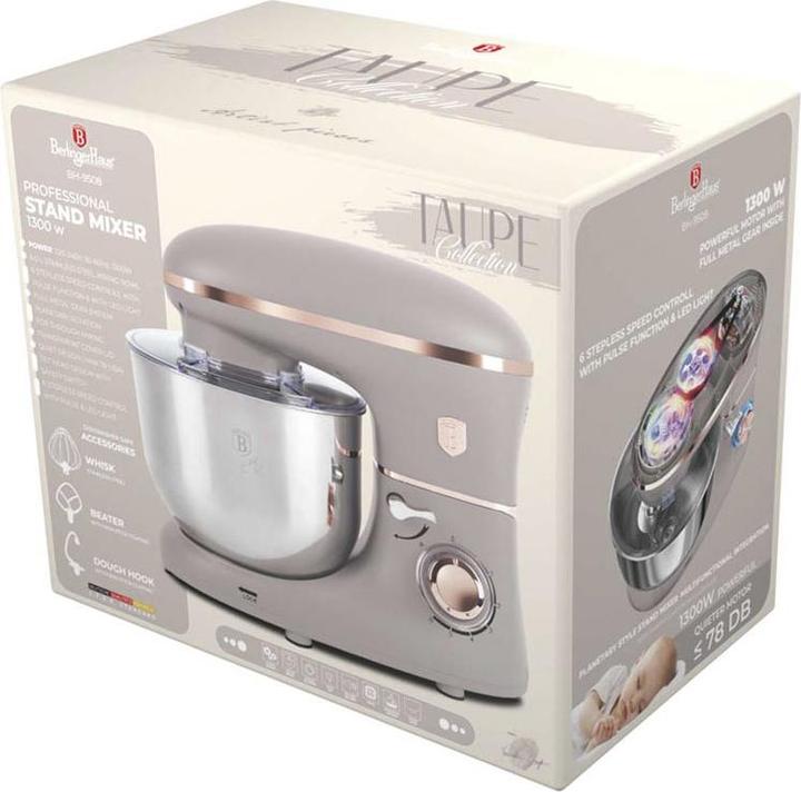 Immagine prodotto BerlingerHaus Haus Küchenmaschine matt Taupe Collection (1300 W)