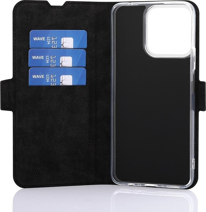 Actual product image Wave BookCase Cover, Honor 200 Smart, black (Honor 200 Pro)