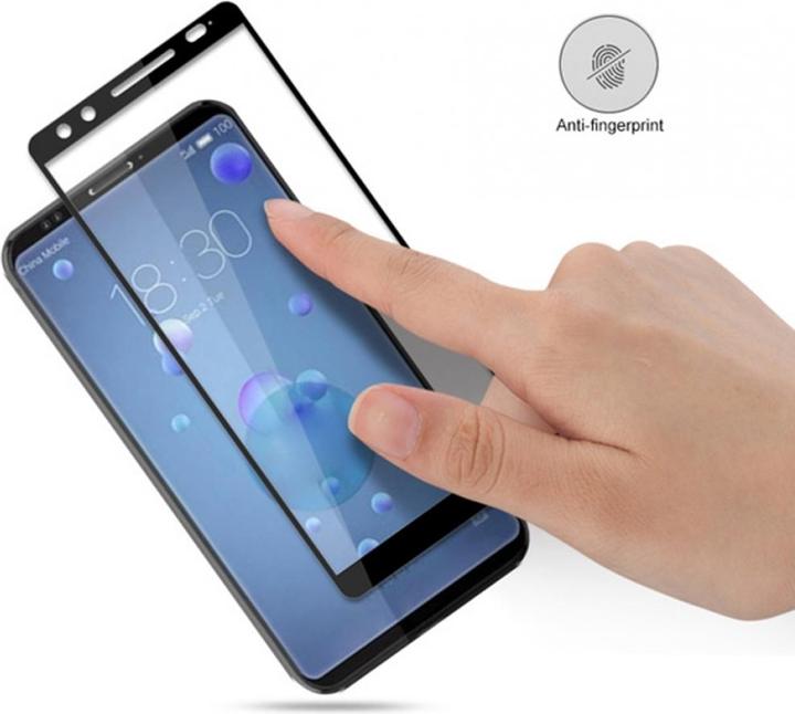 Actual product image Screenguard HTC U12+ Full Screen Protective Glass Film 2.5D 9H (1 Piece, HTC U12+)