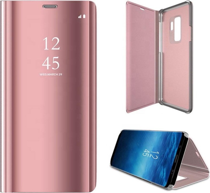 Produktbild OEM Smart Clear View Case für Samsung Galaxy A15 4G / A15 5G rosa (Samsung Galaxy A15, Samsung Galaxy A15 5G)