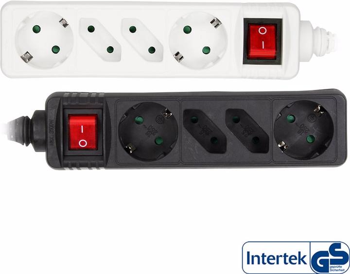 Produktbild InLine Steckdosenleiste (2x, CEE 7/4, 1.50 m)