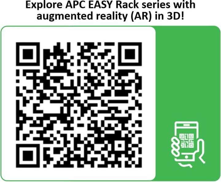 Produktbild APC Netzwerkschrank Easy Rack ER8222 42HE / Schwarz (42 HE, 19 Zoll Rack)