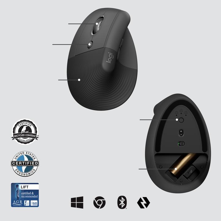 Actual product image Logitech Lift for Business (Wireless)