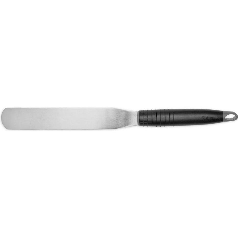 Thumbnail - Städter Spatel Gross mit Softgrip Griff, Cake Design Utensilien, Silber, Schwarz, Grau