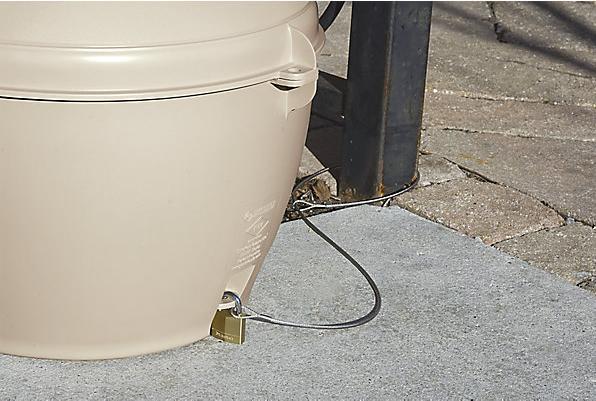 Actual product image Justrite Safety stand ashtray, flame-extinguishing