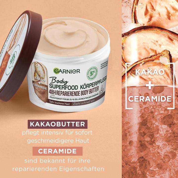Produktbild Garnier Nourishing Body Butter With Cocoa And Ceramide, 380 Ml (Körpercreme, 380 ml)
