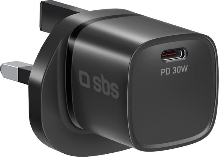Produktbild SBS Netzlader, 1x USB-C PD, 30W, UK-Stecker (30 W, 1 Port)