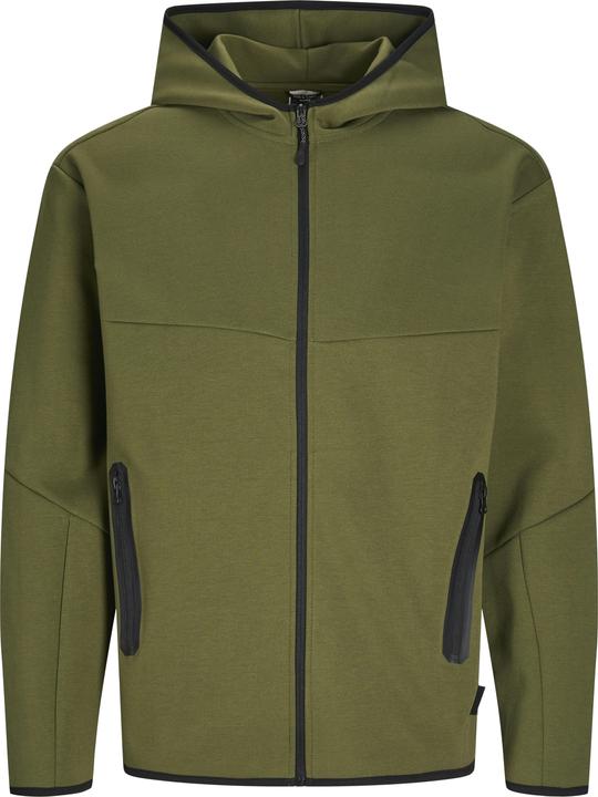 Produktbild Jack & Jones Einfarbig Kapuzenpullover Kapuzenpullover mit Reissverschluss (M)