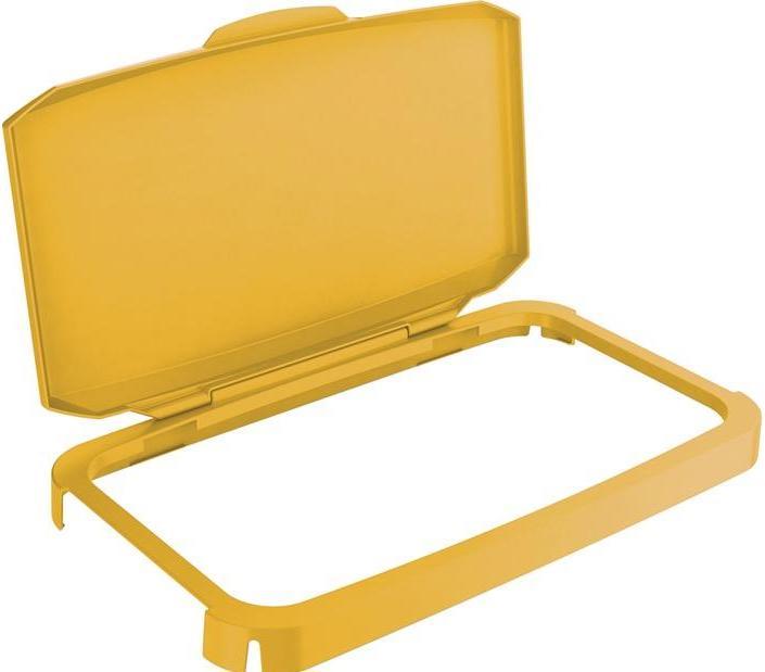 Produktbild Durable Klappdeckel PP grau B510xT285mm passend für Abfallbehälter 60 l lebensmittelecht (60 l)