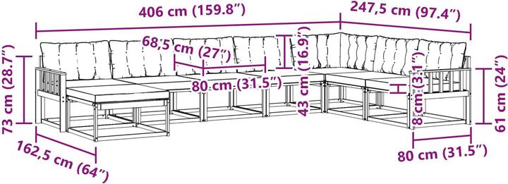 Produktbild vidaXL Sofa Set